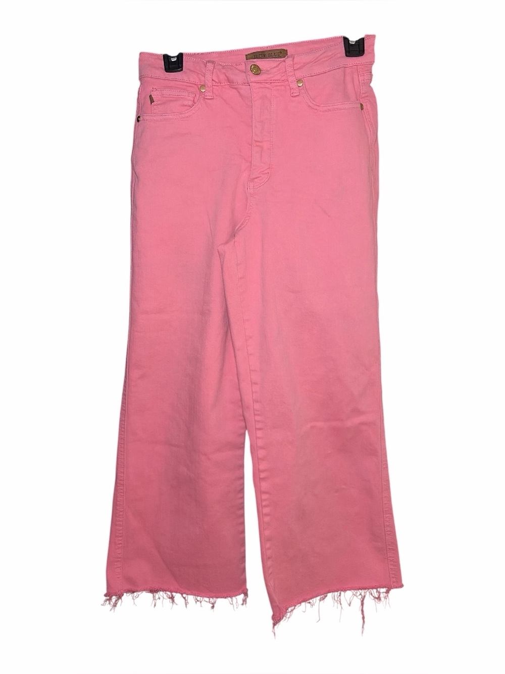 Judy Blue Size 7 Pink Cropped Jeans
